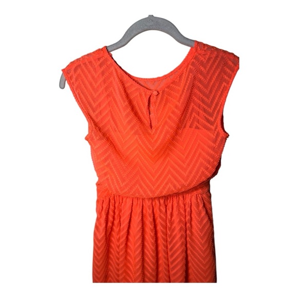 J.Crew Neon Orange Sleeveless Dress - Picture 4 of 12